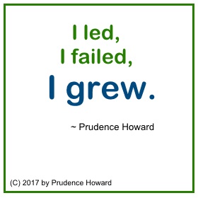 Prudence Howard Quote for Professional Development